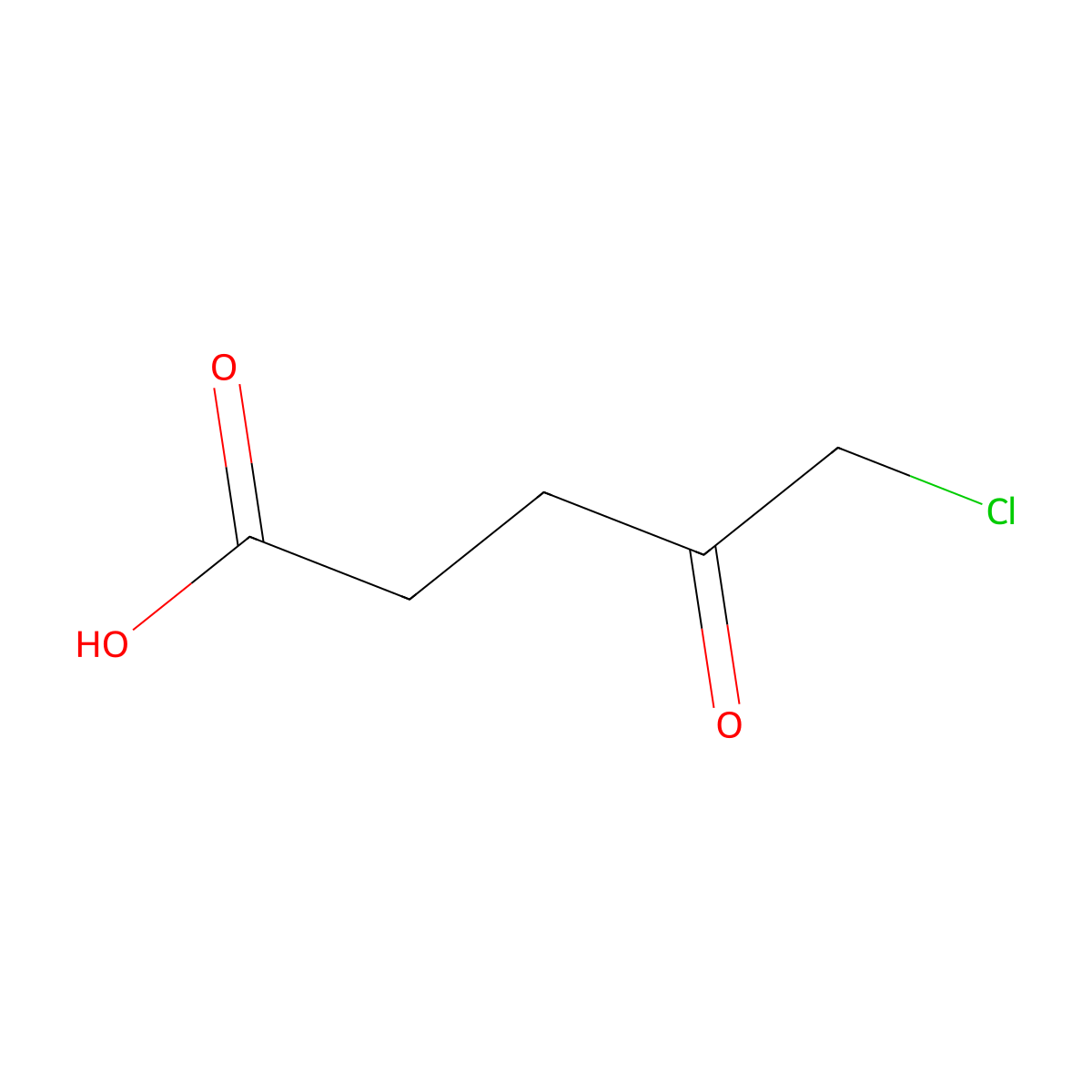 5-Chloro-4-oxopentanoic acid molecular structure, CAS 60254-71-9