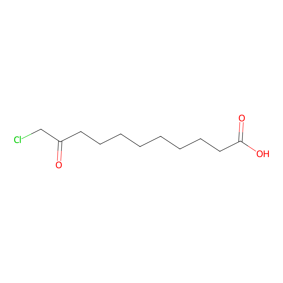 11-Chloro-10-oxoundecanoic acid molecular structure, CAS 60254-74-2