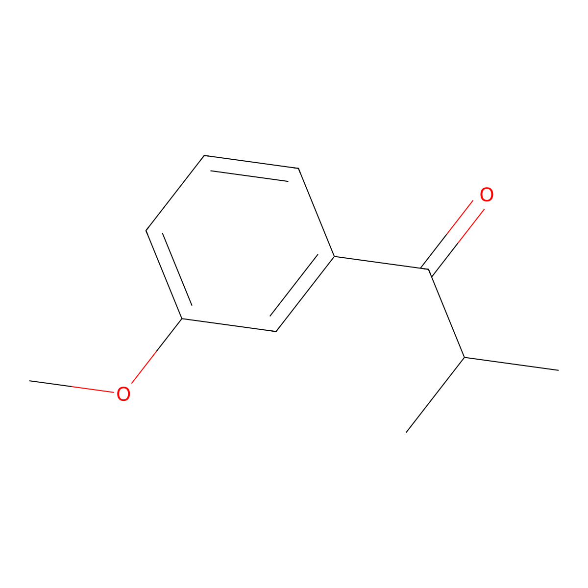 1-(3-Methoxyphenyl)-2-methylpropan-1-one molecular structure, CAS 6026-75-1