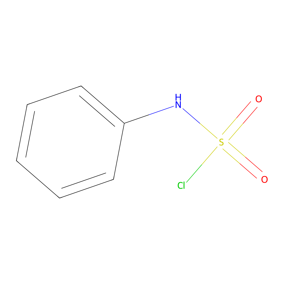 Phenylsulfamoyl chloride molecular structure, CAS 60260-49-3