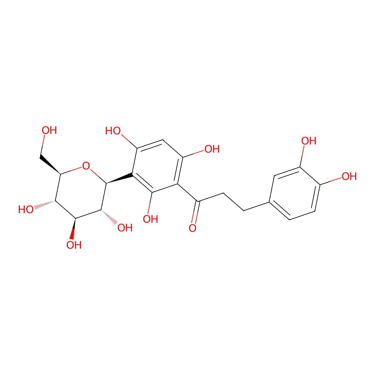 Aspalathin molecular structure, CAS 6027-43-6