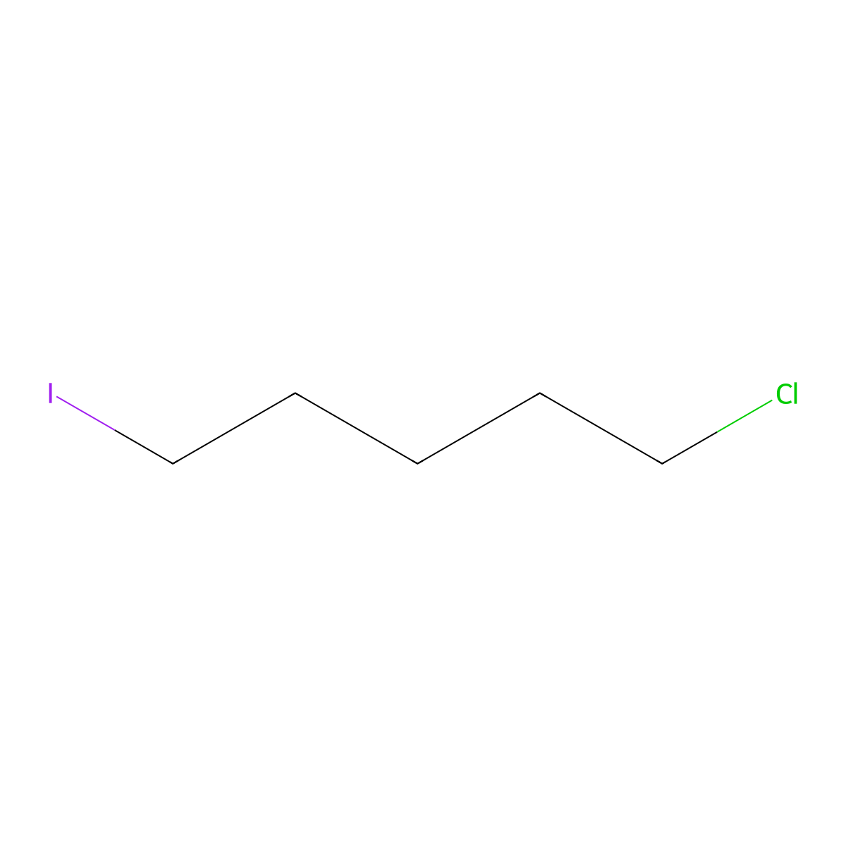 1-Chloro-5-iodopentane molecular structure, CAS 60274-60-4
