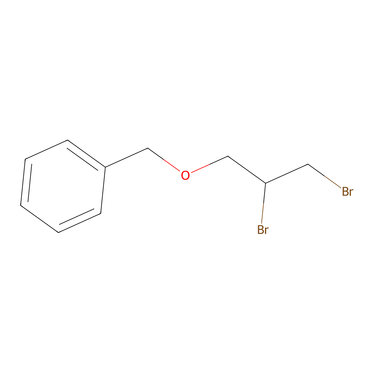 [(2,3-Dibromopropoxy)methyl]benzene molecular structure, CAS 60276-38-2