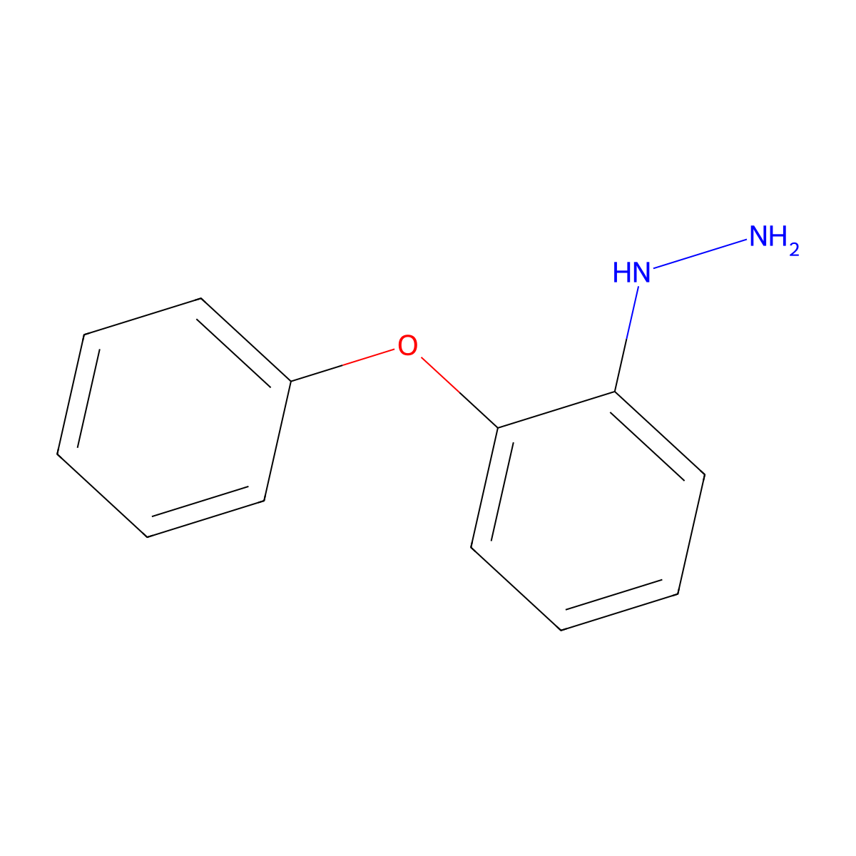 (2-Phenoxyphenyl)hydrazine molecular structure, CAS 60283-38-7