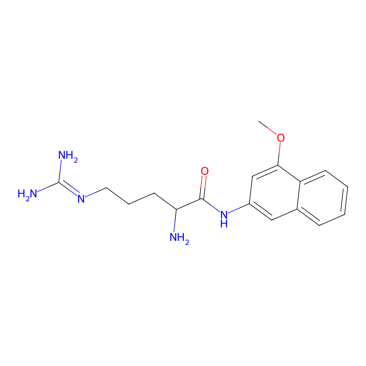 H-Arg-4MbetaNA molecular structure, CAS 60285-94-1