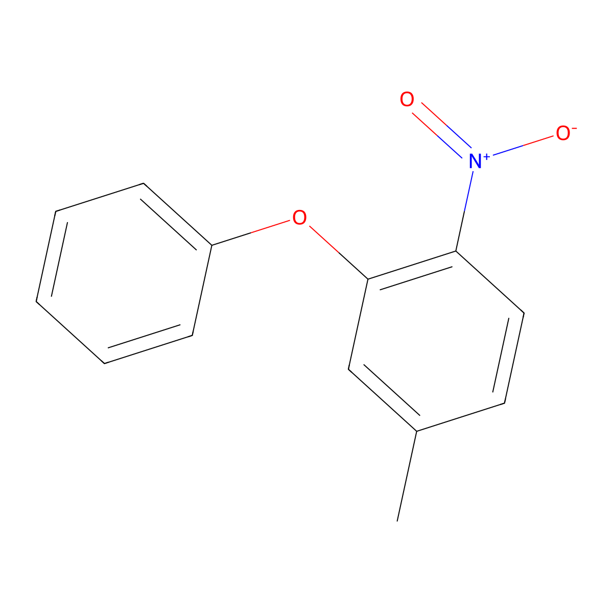 4-Methyl-1-nitro-2-phenoxybenzene molecular structure, CAS 60287-60-7