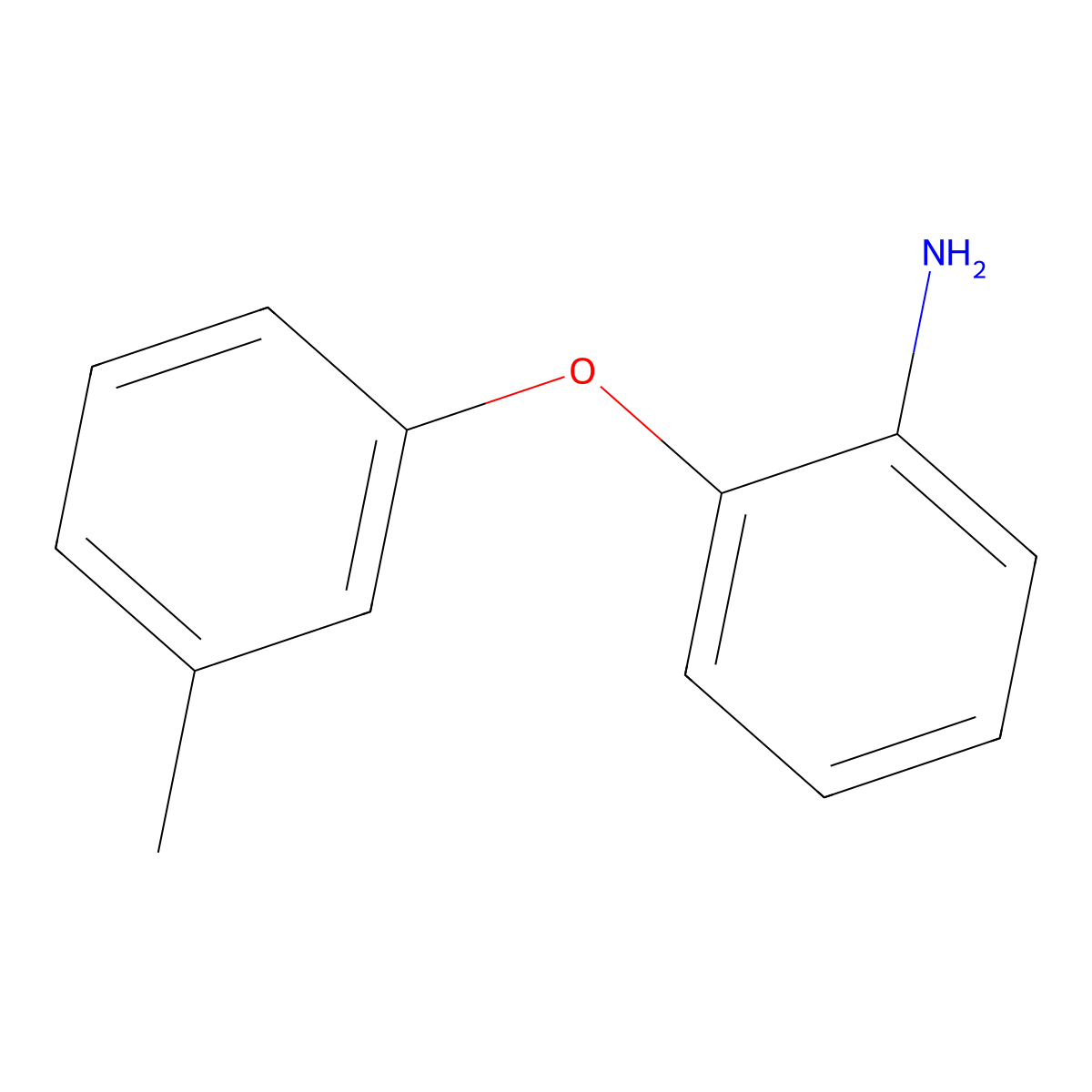 2-(3-Methylphenoxy)aniline molecular structure, CAS 60287-67-4