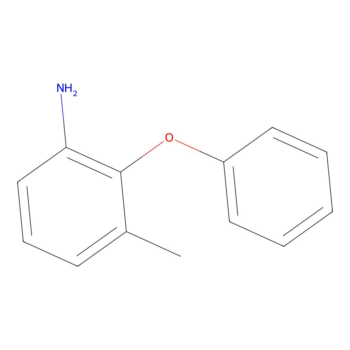3-Methyl-2-phenoxyaniline molecular structure, CAS 60287-68-5