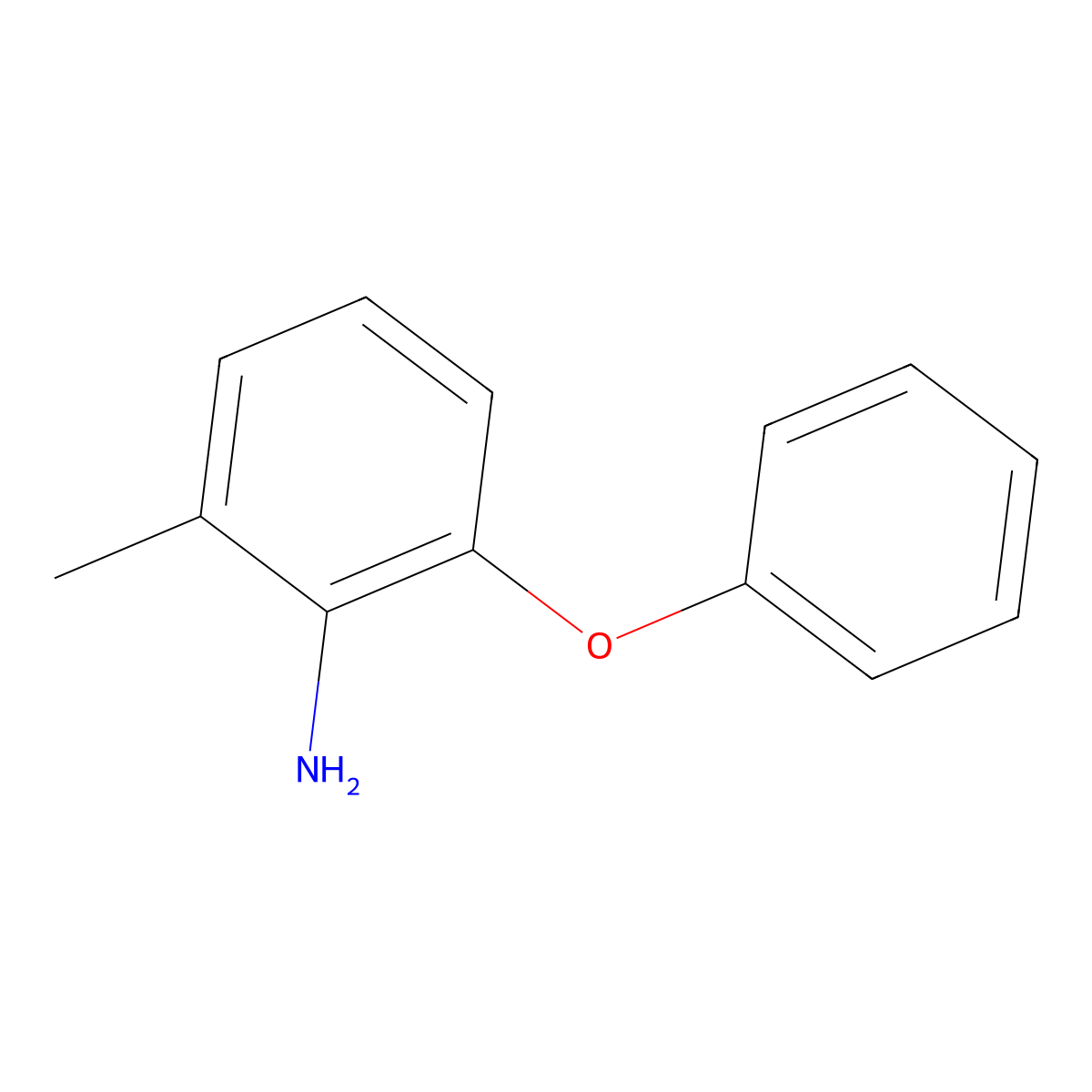 2-Methyl-6-phenoxyaniline molecular structure, CAS 60287-70-9