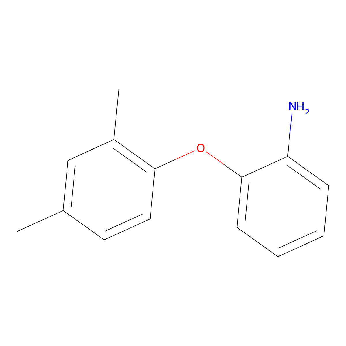 2-(2,4-Dimethylphenoxy)aniline molecular structure, CAS 60287-72-1