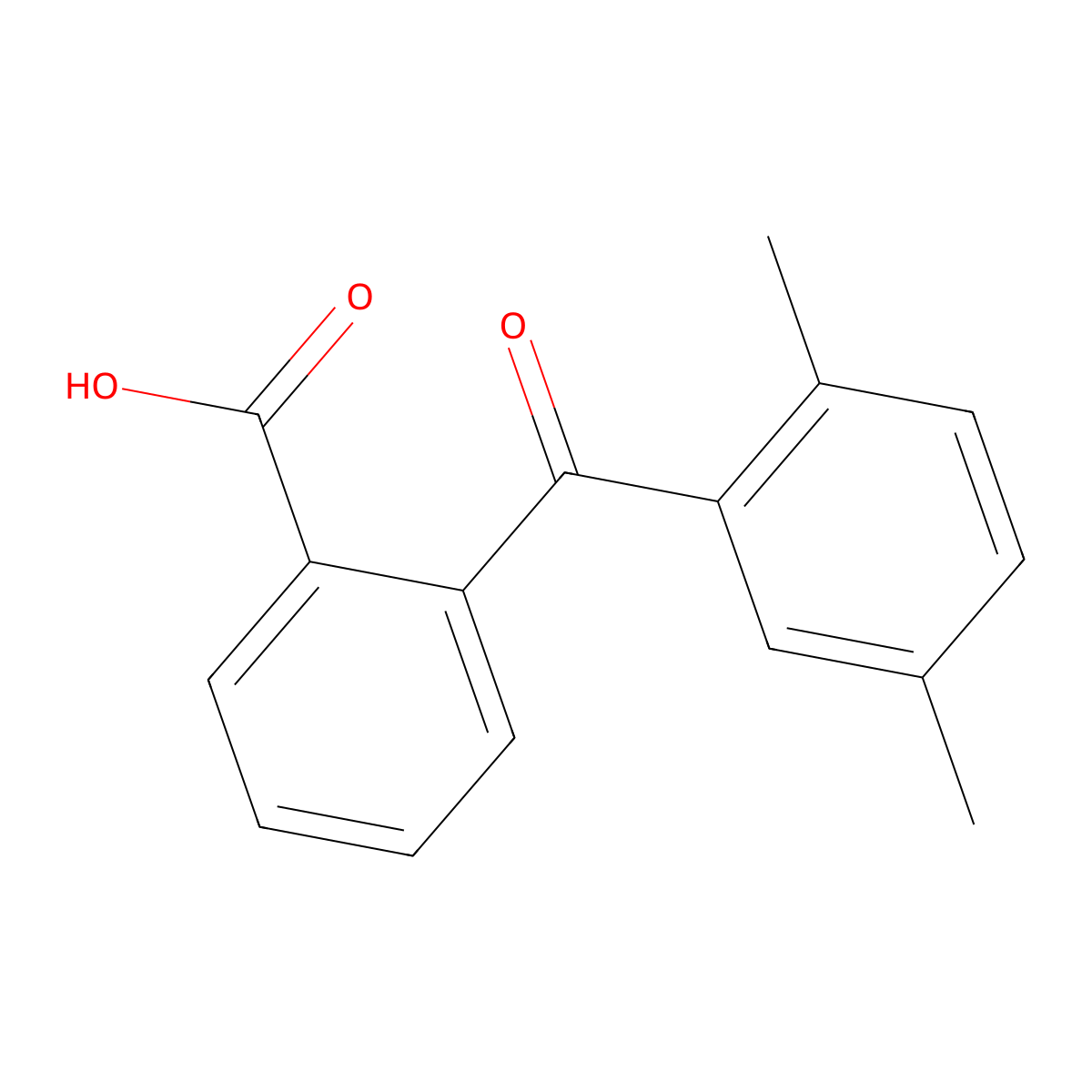 2-(2,5-Dimethylbenzoyl)benzoic acid molecular structure, CAS 60288-22-4