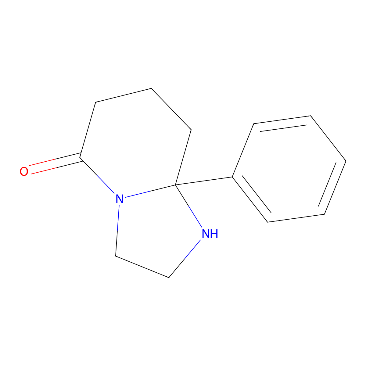 8A-phenylhexahydroimidazo[1,2-a]pyridin-5(1H)-one molecular structure, CAS 6029-37-4