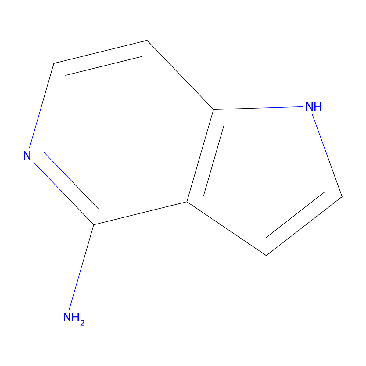 1H-pyrrolo[3,2-c]pyridin-4-amine molecular structure, CAS 60290-23-5