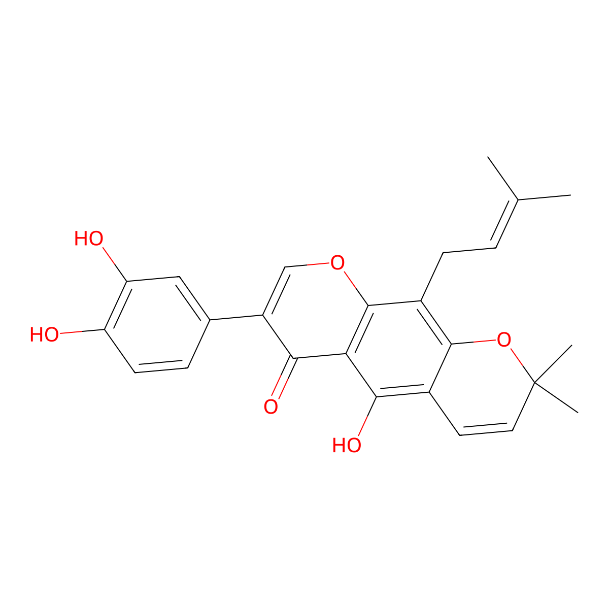 Auriculasin molecular structure, CAS 60297-37-2