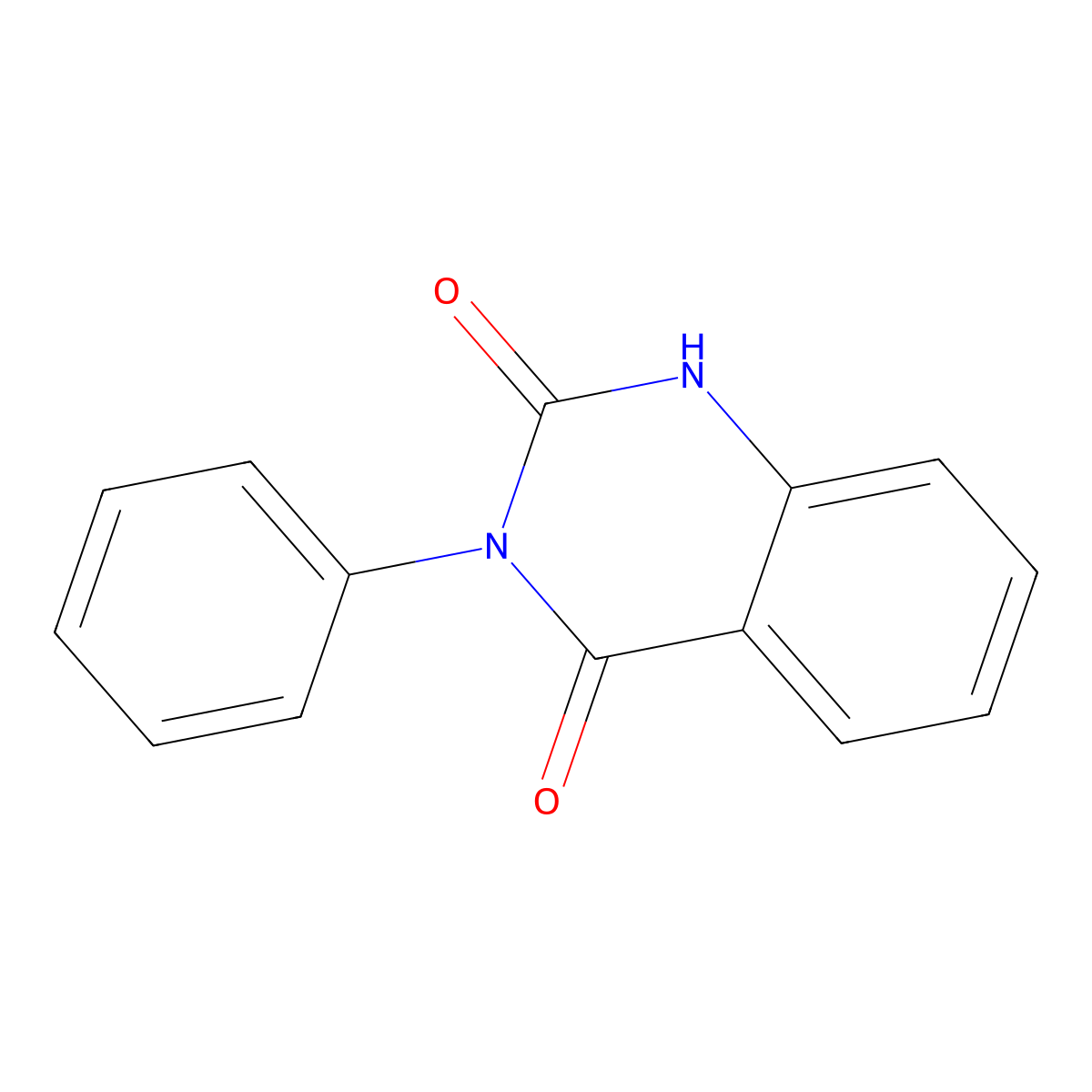 3-Phenylquinazoline-2,4-dione molecular structure, CAS 603-23-6