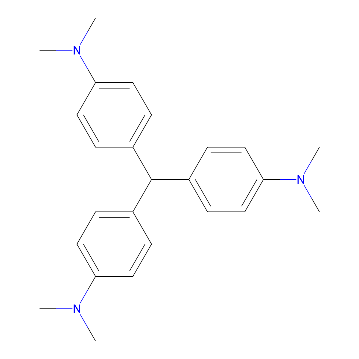Leucocrystal Violet molecular structure, CAS 603-48-5