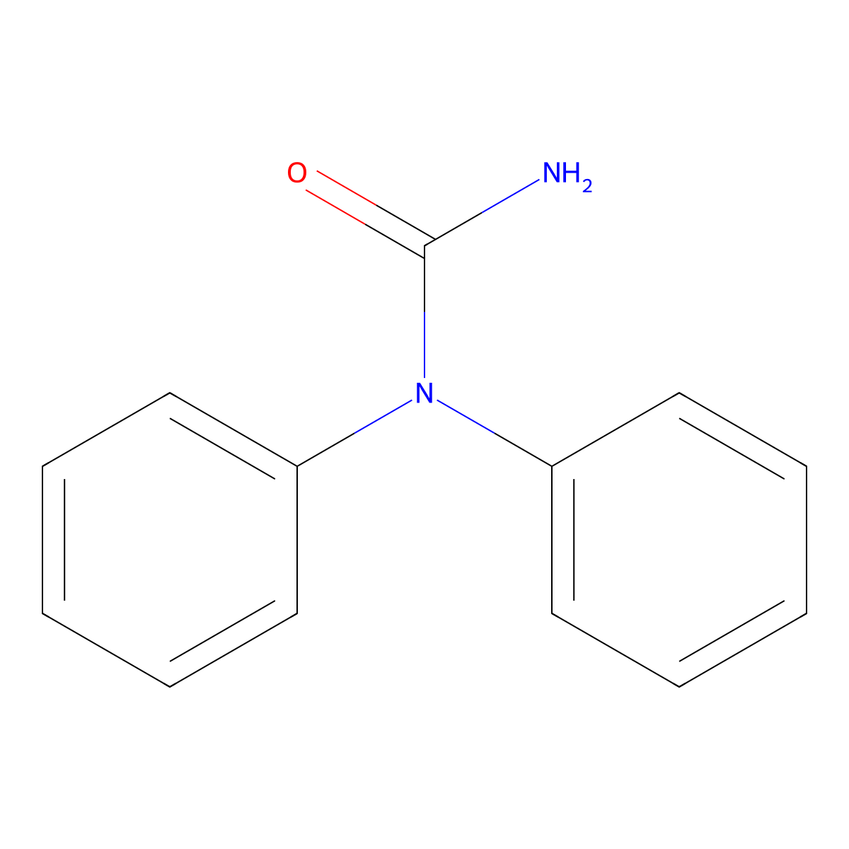 1,1-Diphenylurea molecular structure, CAS 603-54-3