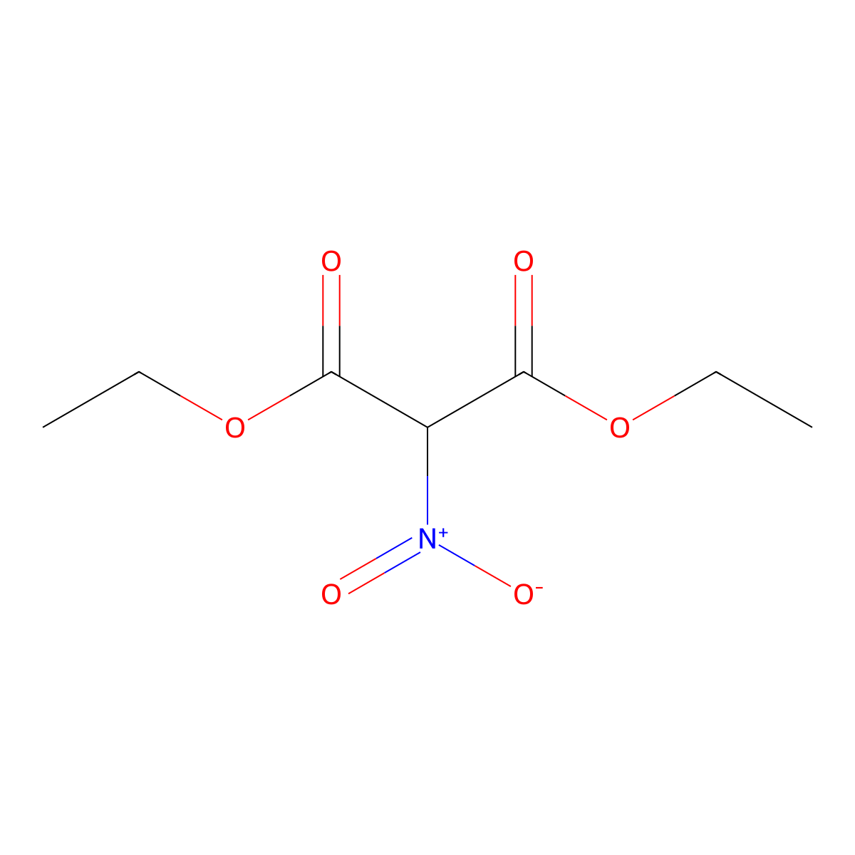 Diethyl nitromalonate molecular structure, CAS 603-67-8