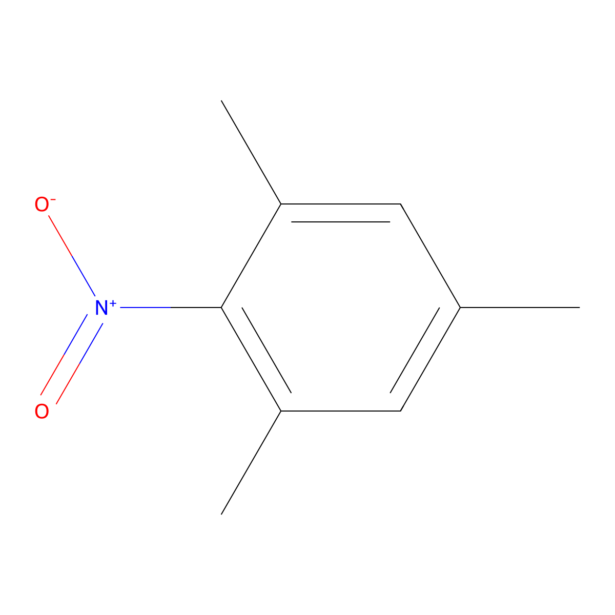 2-Nitromesitylene molecular structure, CAS 603-71-4