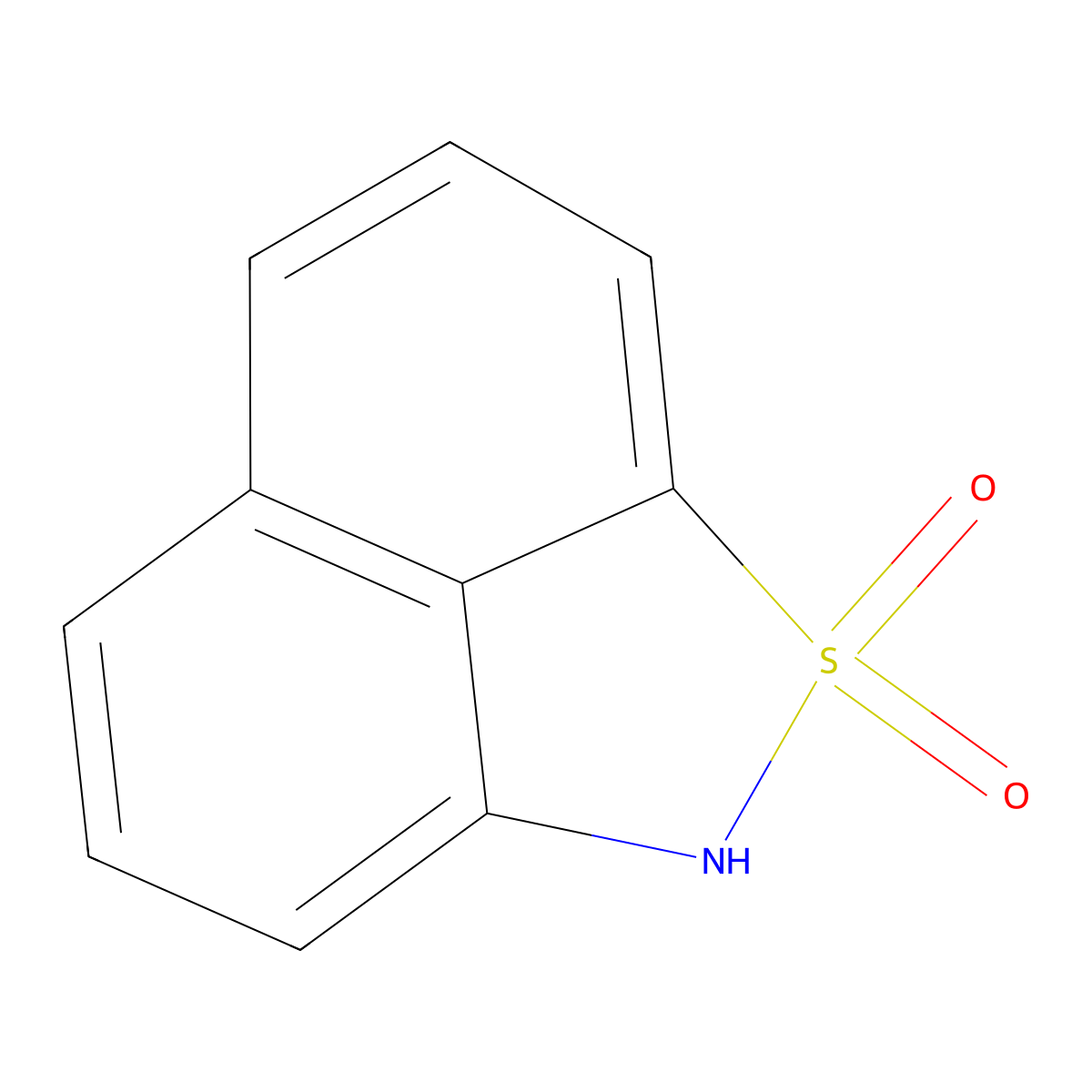 2H-Naphth(1,8-cd)isothiazole 1,1-dioxide molecular structure, CAS 603-72-5
