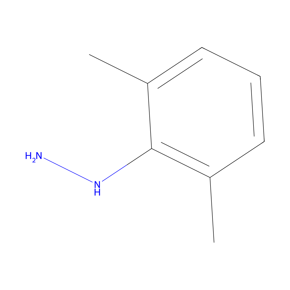 (2,6-Dimethylphenyl)hydrazine molecular structure, CAS 603-77-0