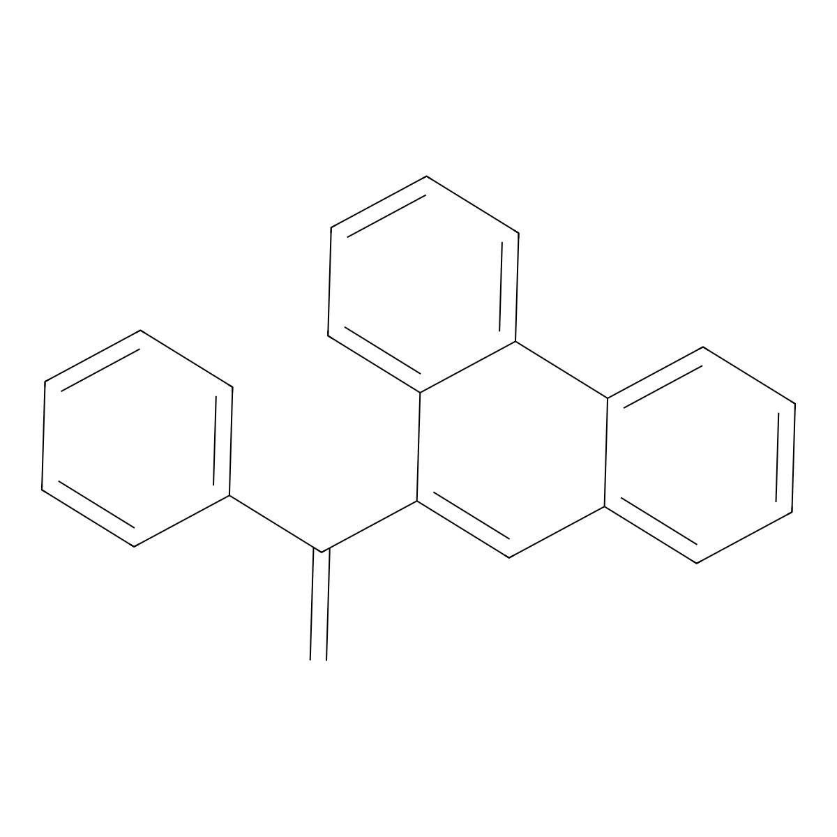 9-(1-Phenylethenyl)phenanthrene molecular structure, CAS 60300-73-4