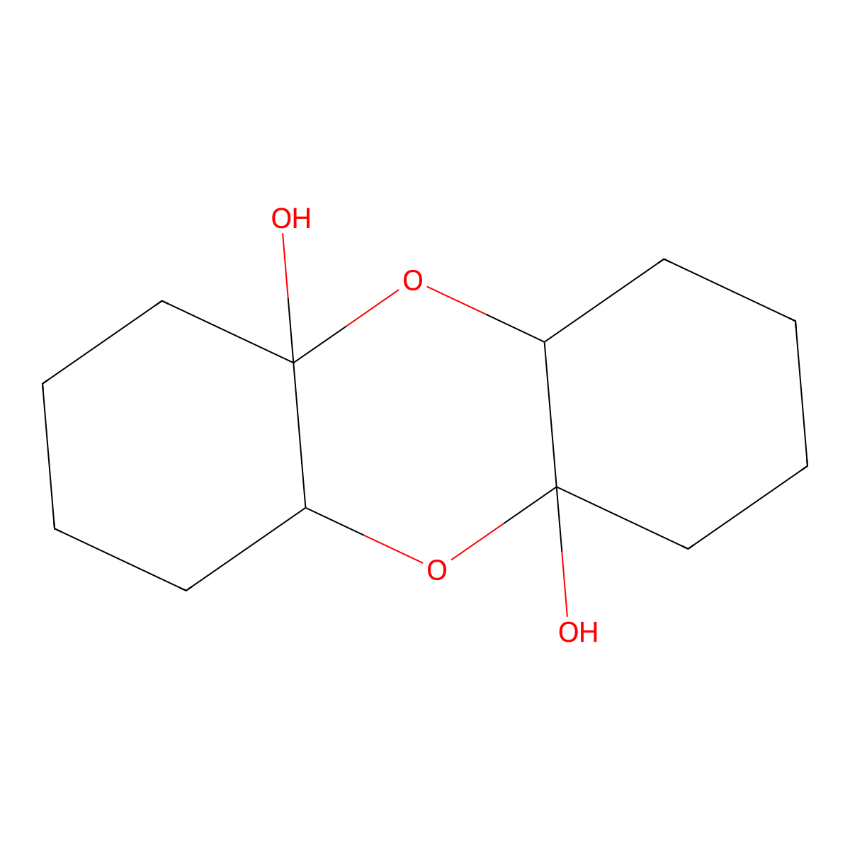 Octahydrodibenzo[b,e][1,4]dioxin-4a,9a(2H,5aH)-diol molecular structure, CAS 60308-50-1