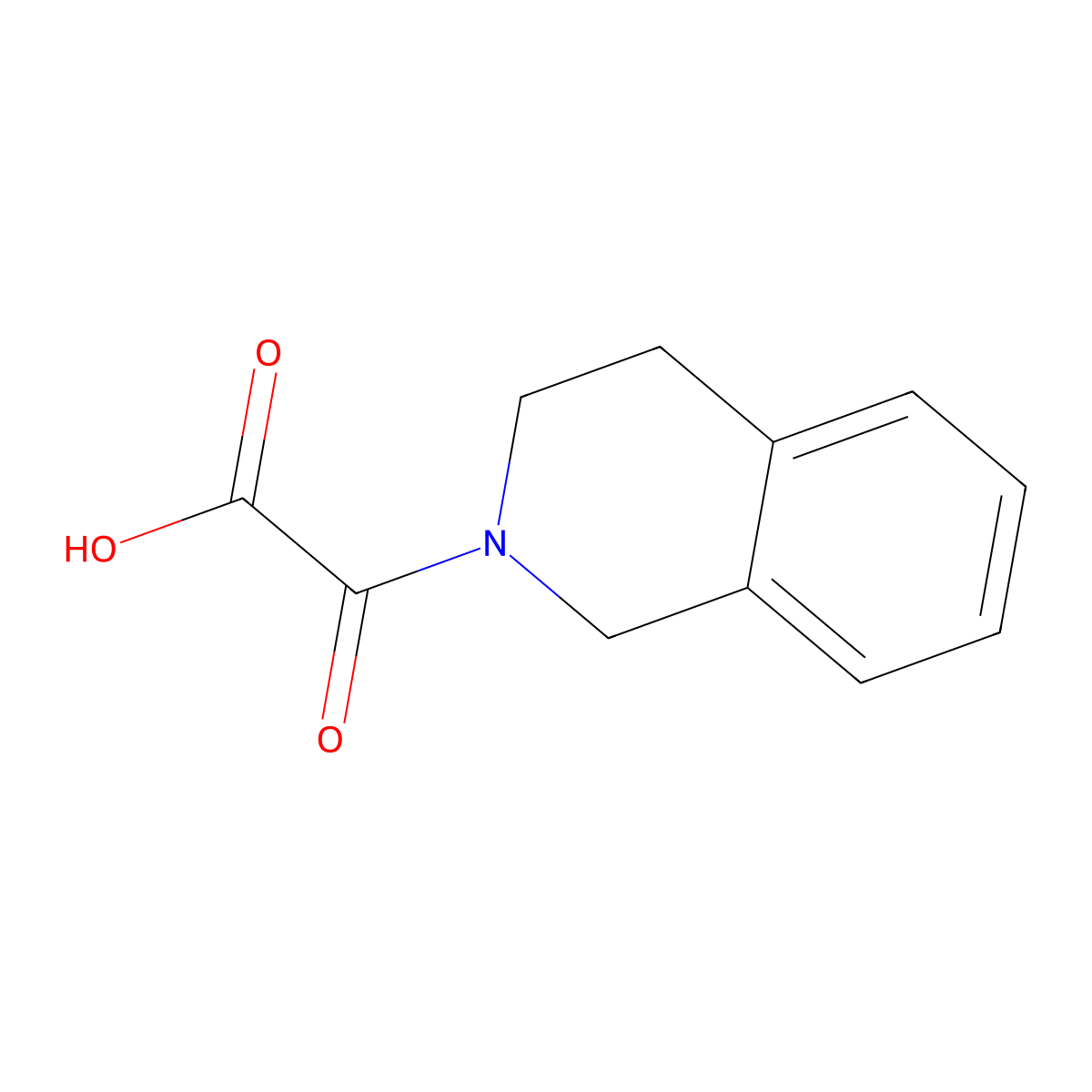 3,4-dihydroisoquinolin-2(1H)-yl(oxo)acetic acid molecular structure, CAS 603097-44-5