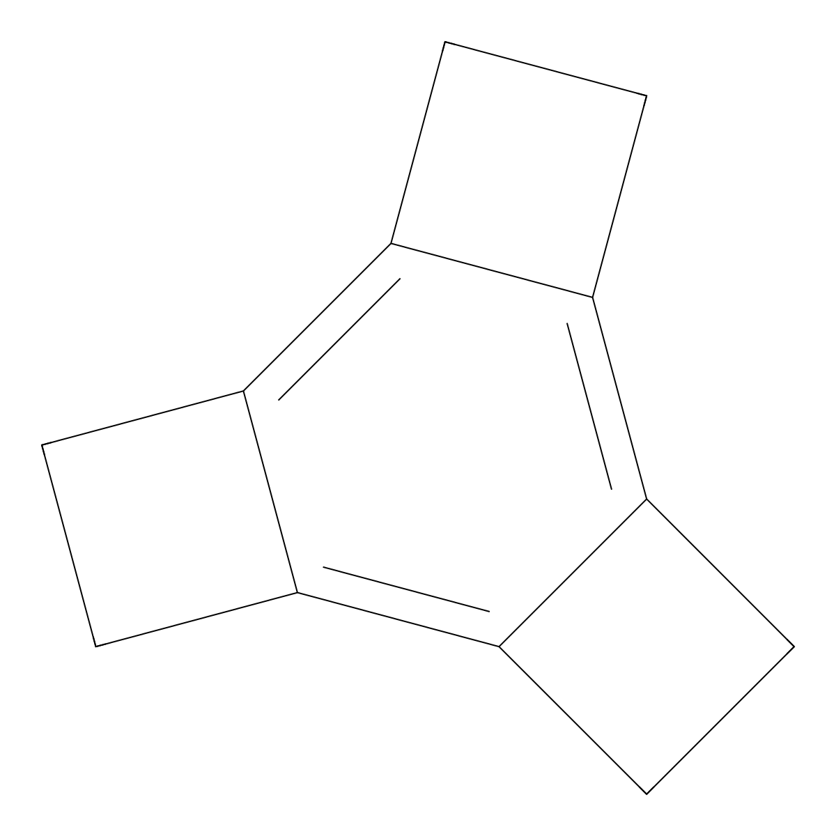 Tetracyclo(8.2.0.02,5.06,9)dodeca-1,5,9-triene molecular structure, CAS 60323-52-6