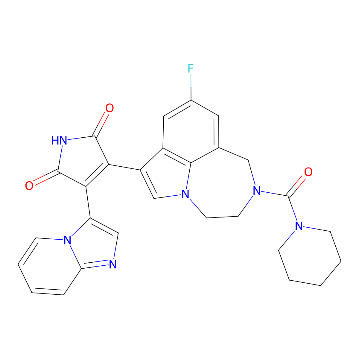 Ly-2090314 molecular structure, CAS 603288-22-8