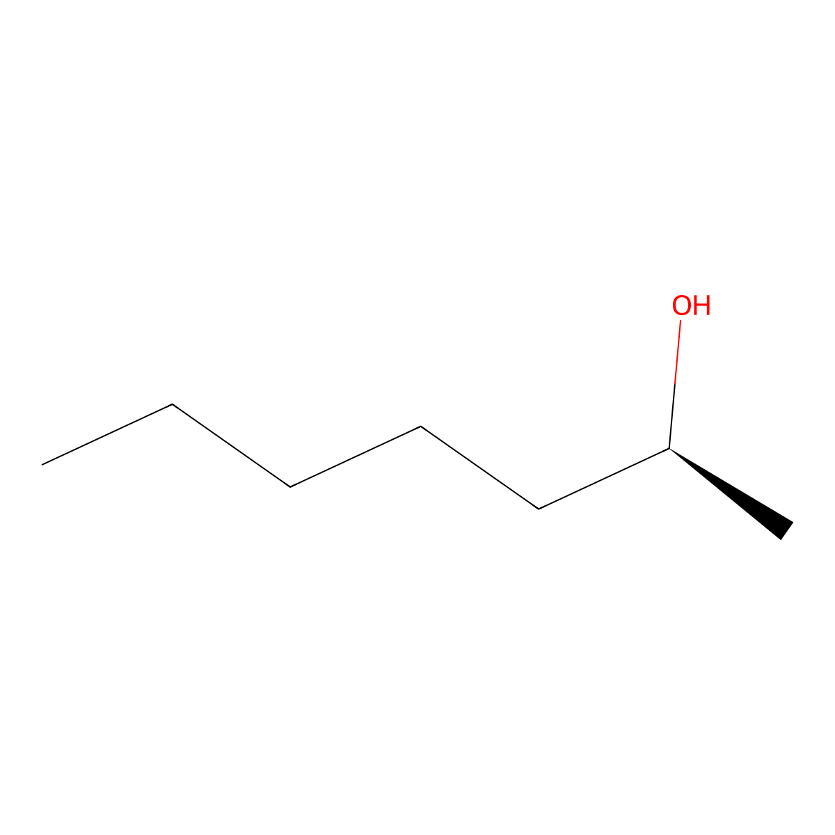2-Heptanol, (+)- molecular structure, CAS 6033-23-4
