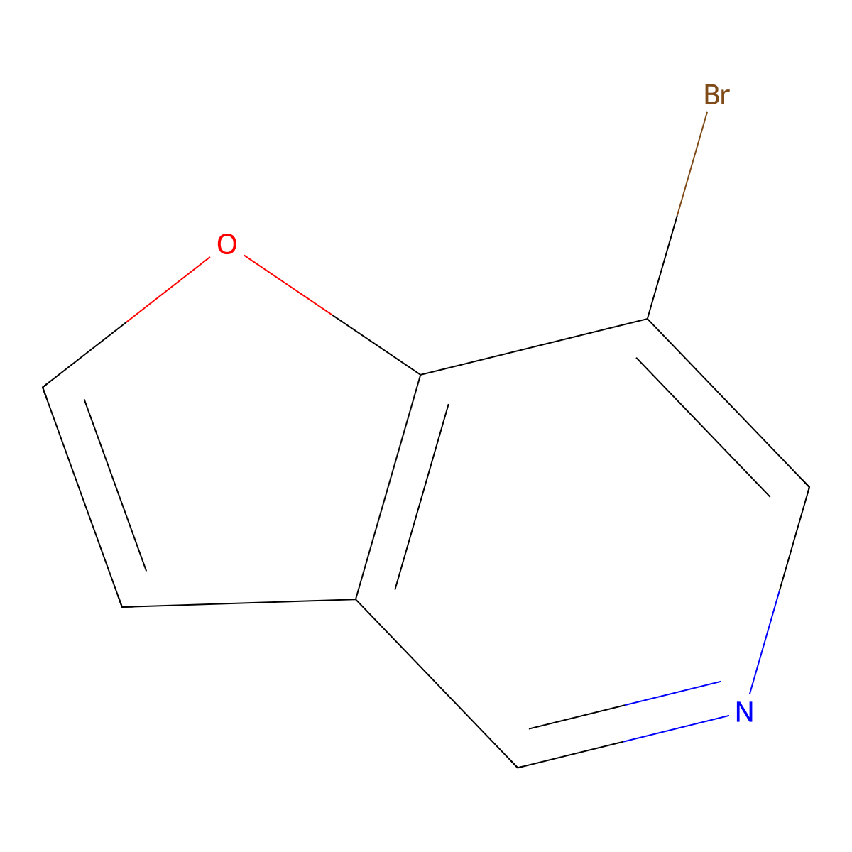 7-Bromofuro[3,2-c]pyridine molecular structure, CAS 603300-96-5
