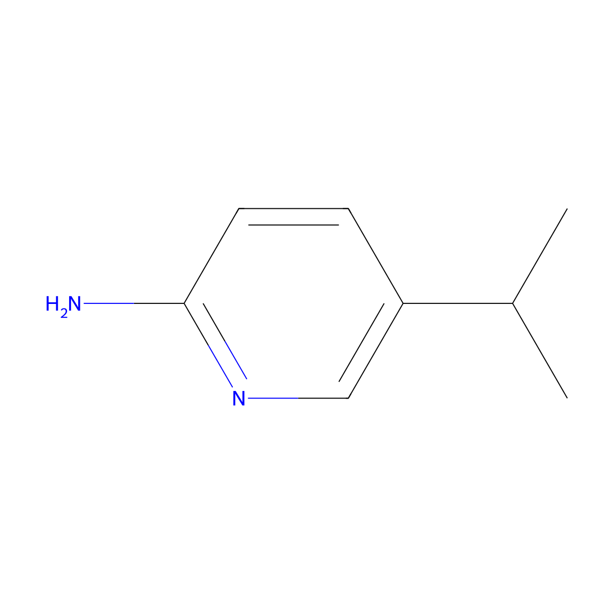 5-(Propan-2-yl)pyridin-2-amine molecular structure, CAS 603310-75-4