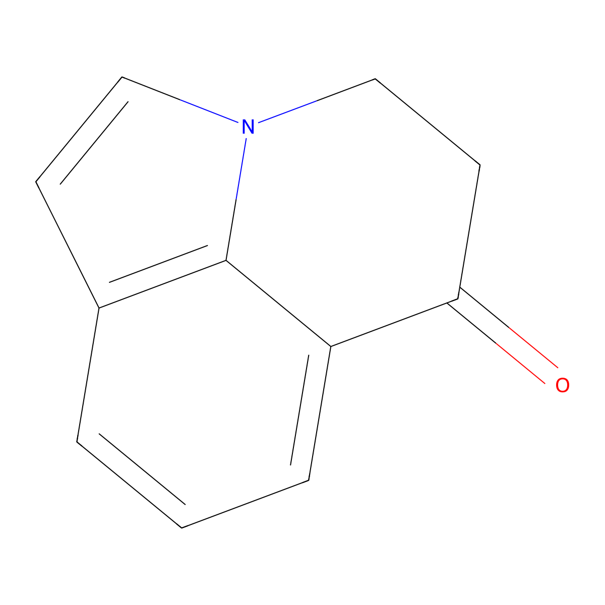 4,5-Dihydro-6H-pyrrolo[3,2,1-ij]quinolin-6-one molecular structure, CAS 603310-86-7