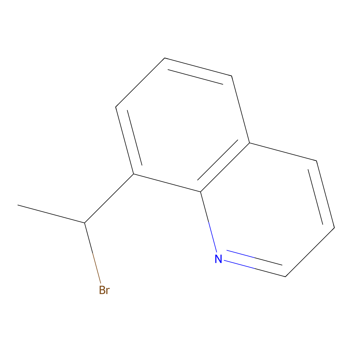 8-(1-Bromoethyl)quinoline molecular structure, CAS 60333-51-9