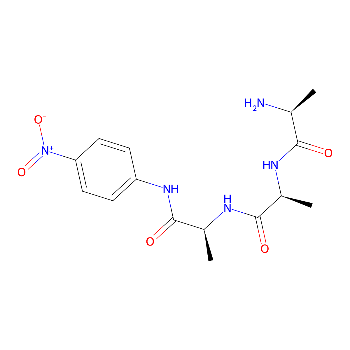 AAA-pNA molecular structure, CAS 60354-61-2