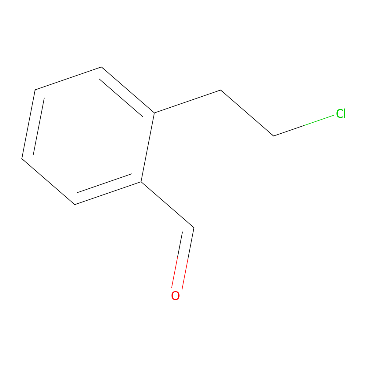 2-(2-Chloroethyl)benzaldehyde molecular structure, CAS 60355-20-6