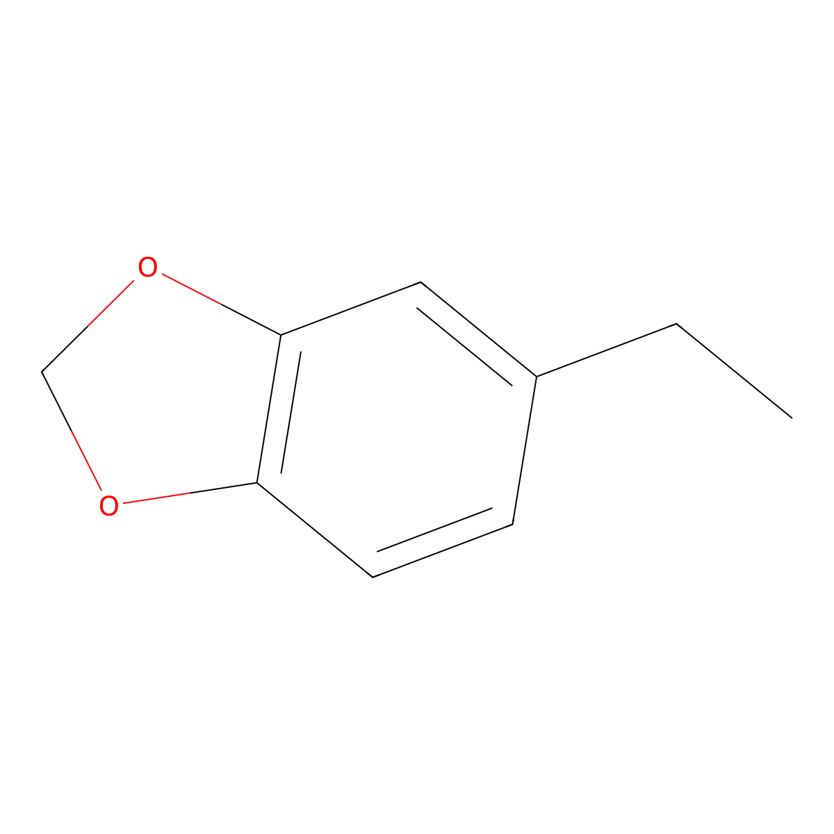 5-Ethylbenzo[d][1,3]dioxole molecular structure, CAS 60373-70-8