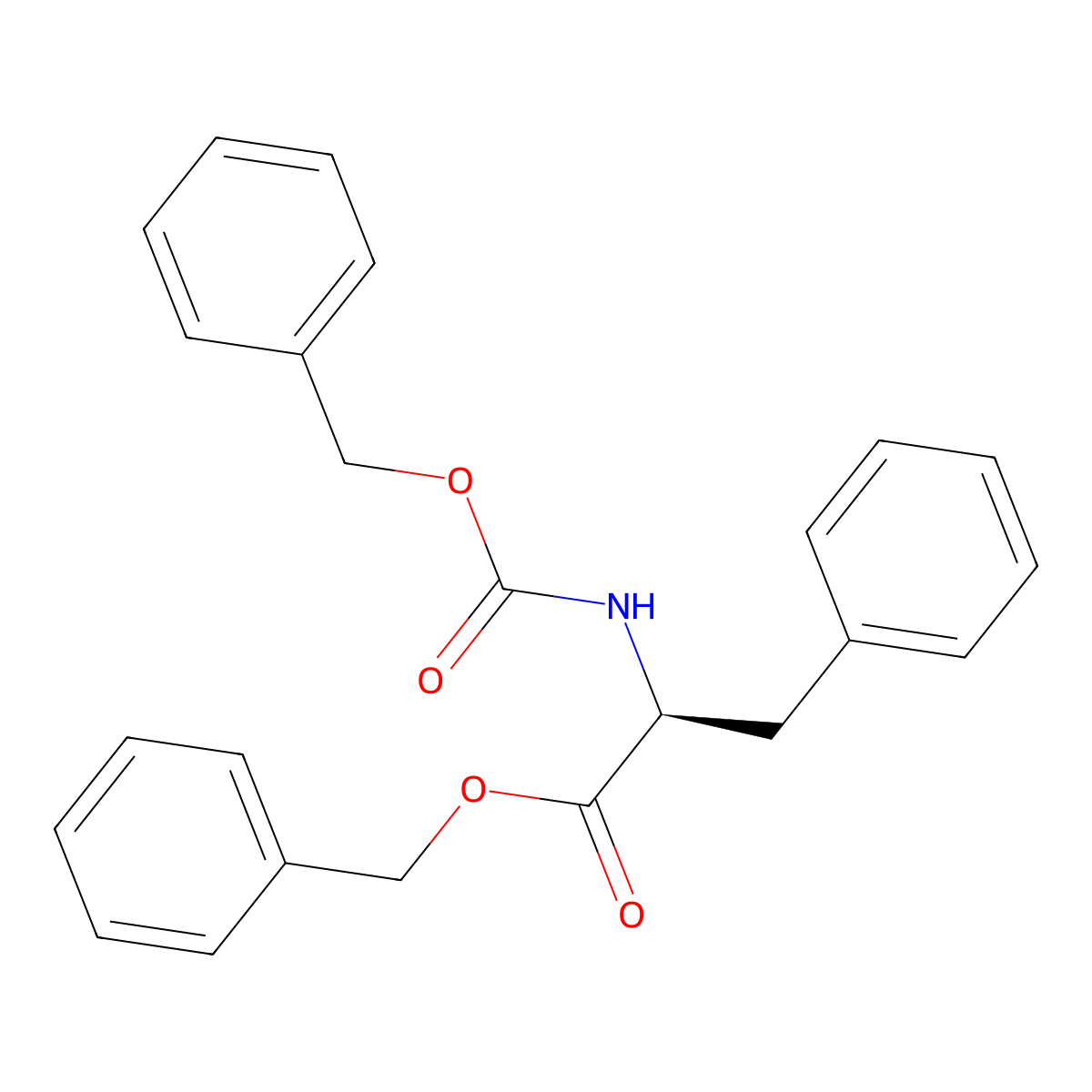 Z-Phe-OBzl molecular structure, CAS 60379-01-3