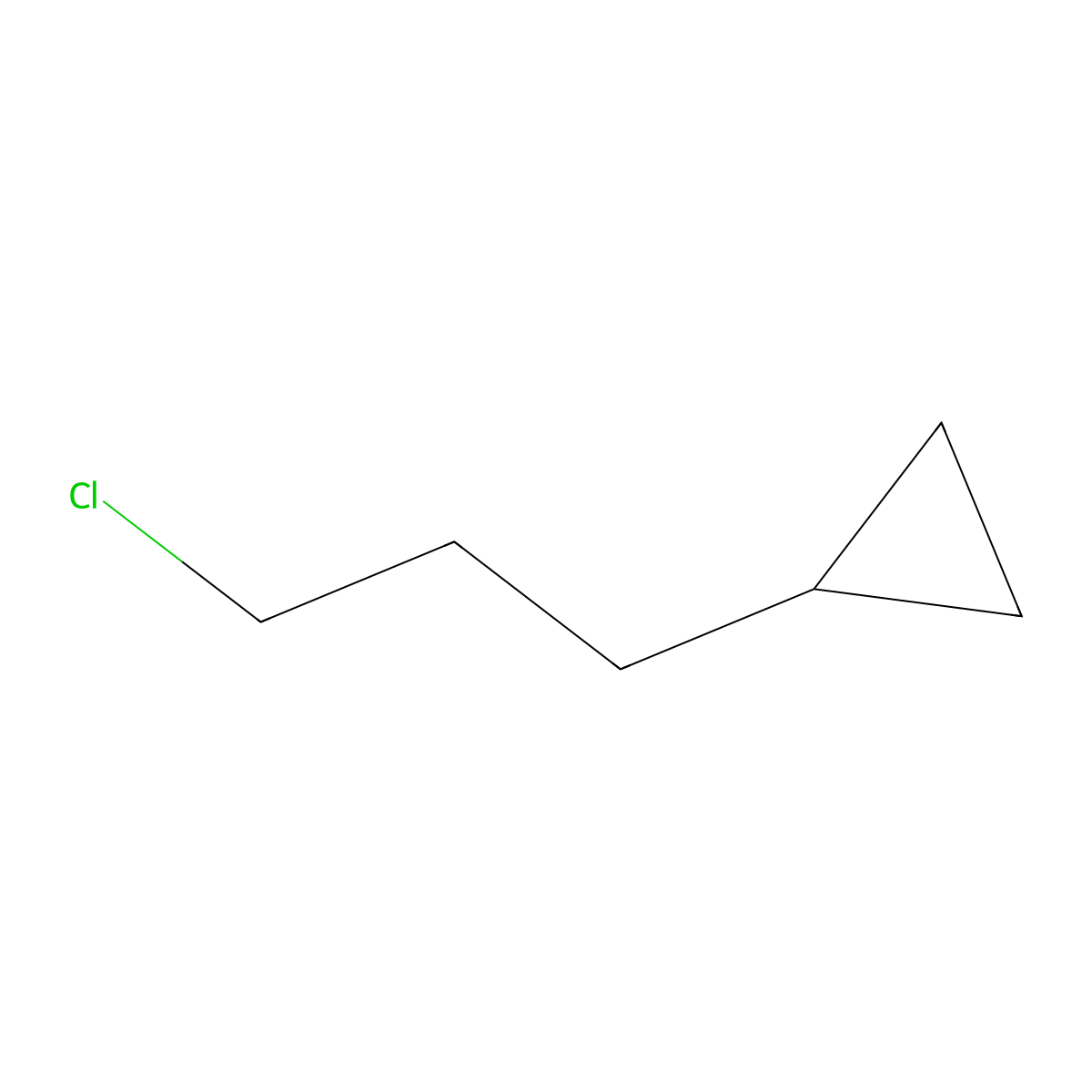 (3-Chloropropyl)cyclopropane molecular structure, CAS 60379-93-3