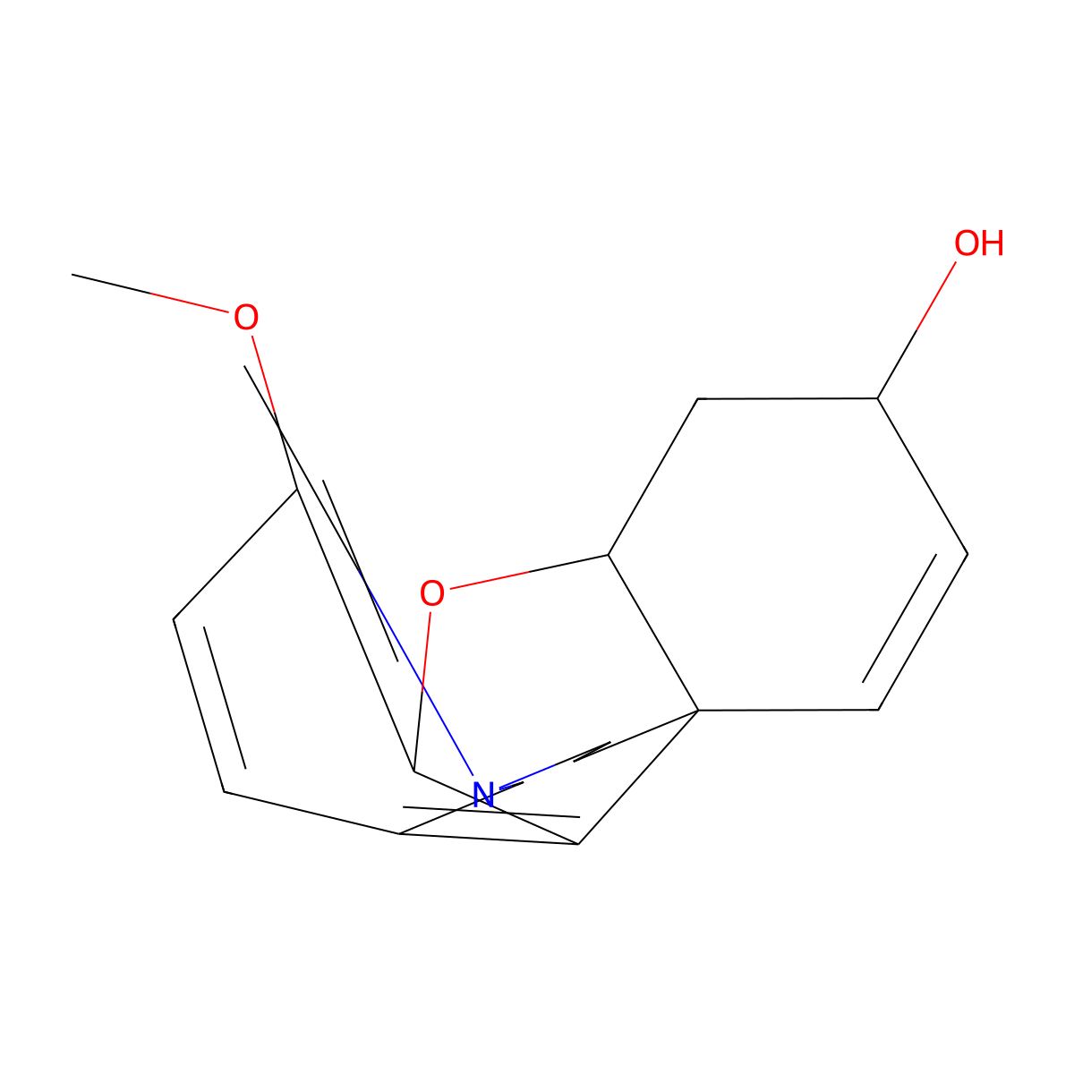 Galantamine, (+)- molecular structure, CAS 60384-53-4