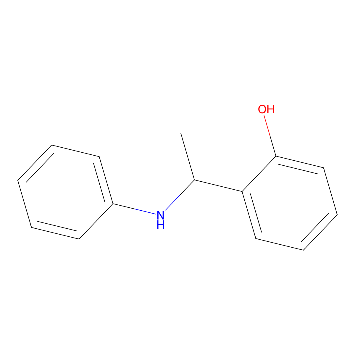 2-(1-Anilinoethyl)phenol molecular structure, CAS 60399-07-7