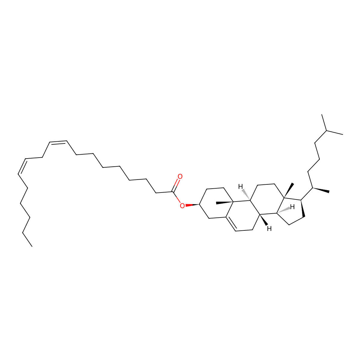 Cholesteryl Linoleate molecular structure, CAS 604-33-1