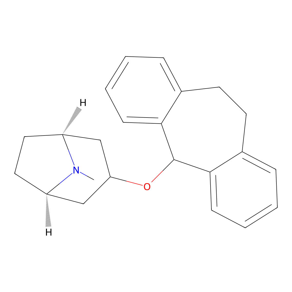 Deptropine molecular structure, CAS 604-51-3