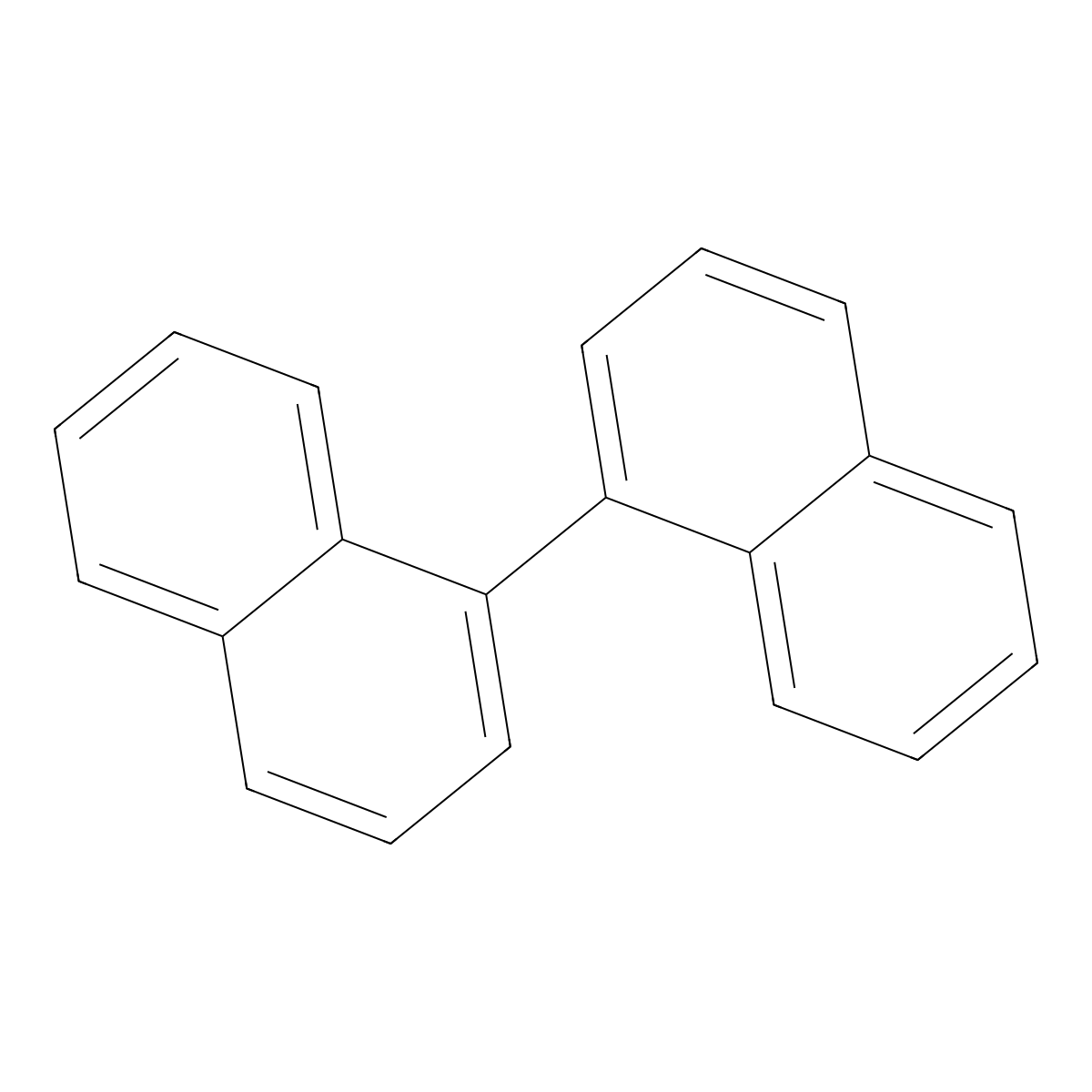 1,1'-Binaphthyl molecular structure, CAS 604-53-5