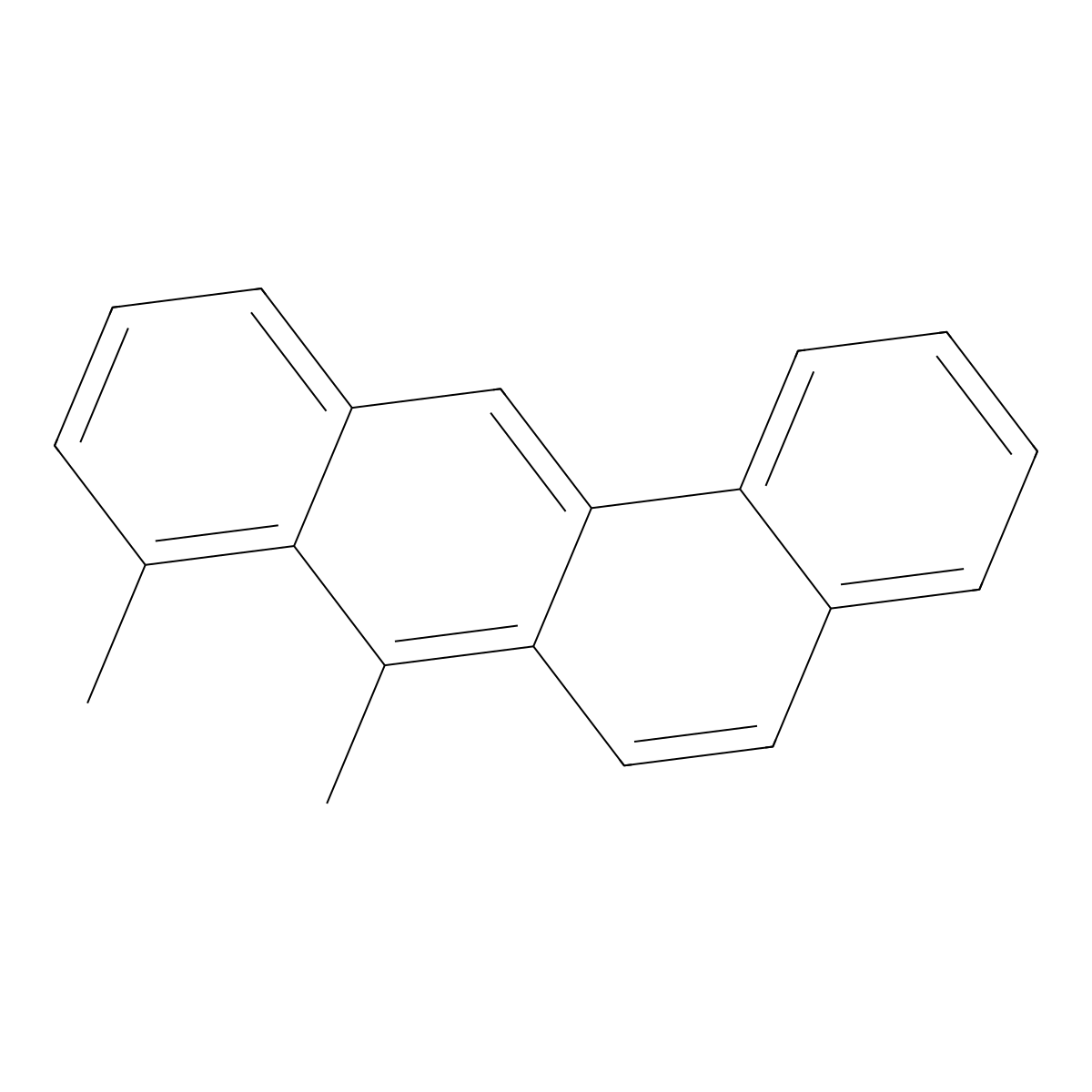 7,8-Dimethylbenz(a)anthracene molecular structure, CAS 604-81-9