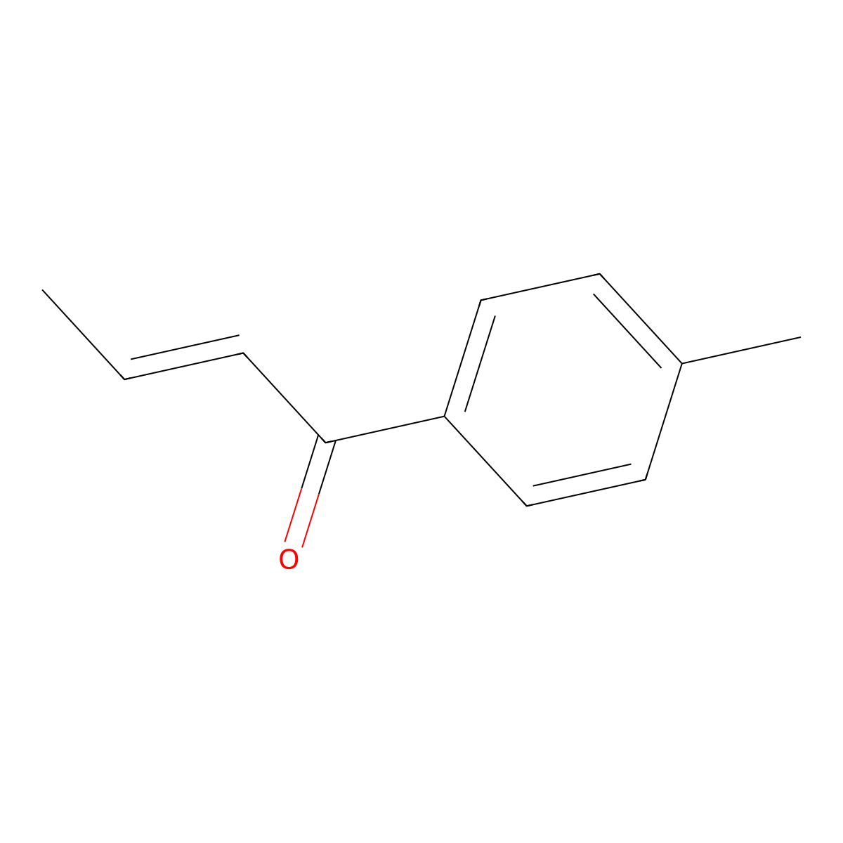 2-Buten-1-one, 1-(4-methylphenyl)-, (2E)- molecular structure, CAS 604006-99-7