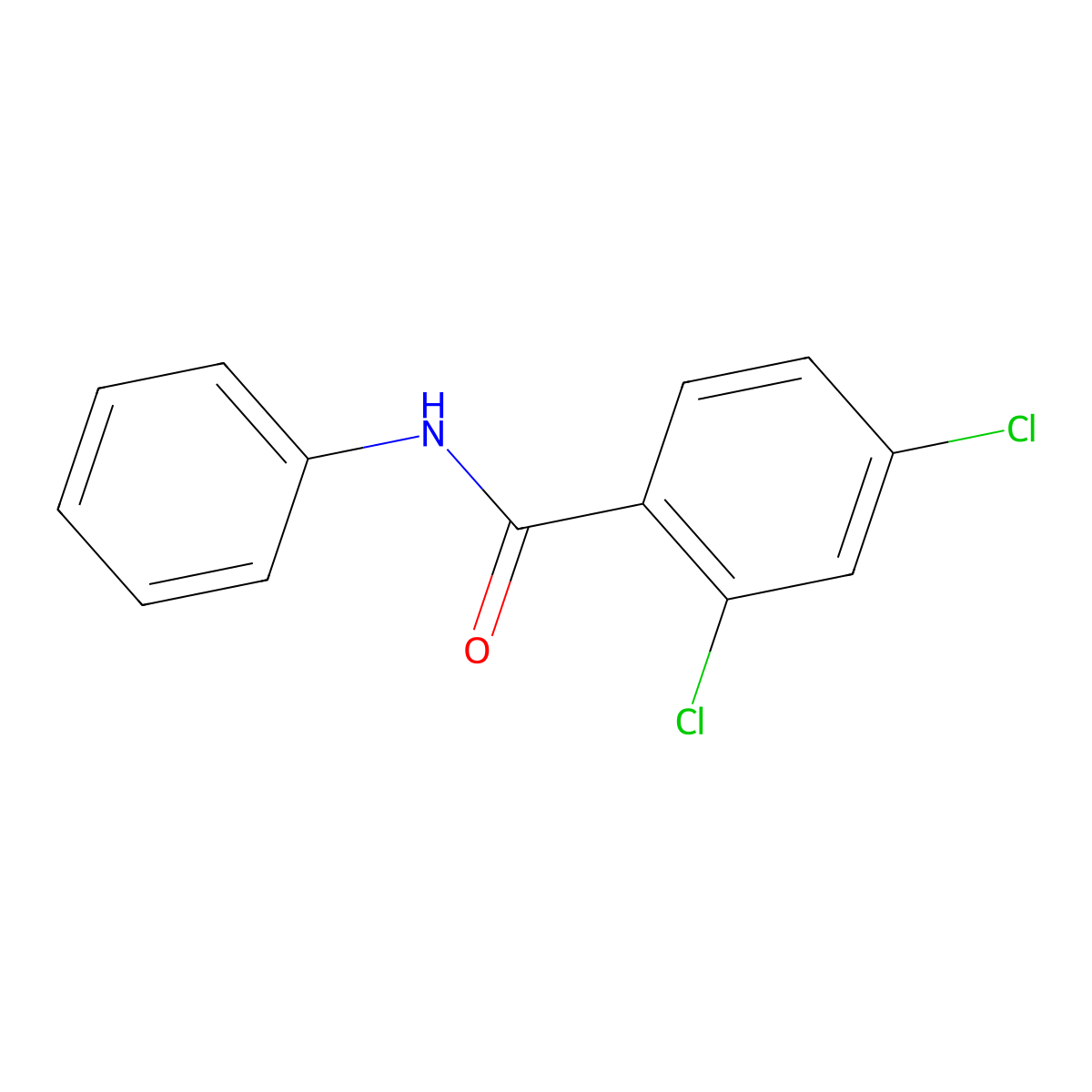 2,4-Dichlorobenzanilide molecular structure, CAS 6043-39-6