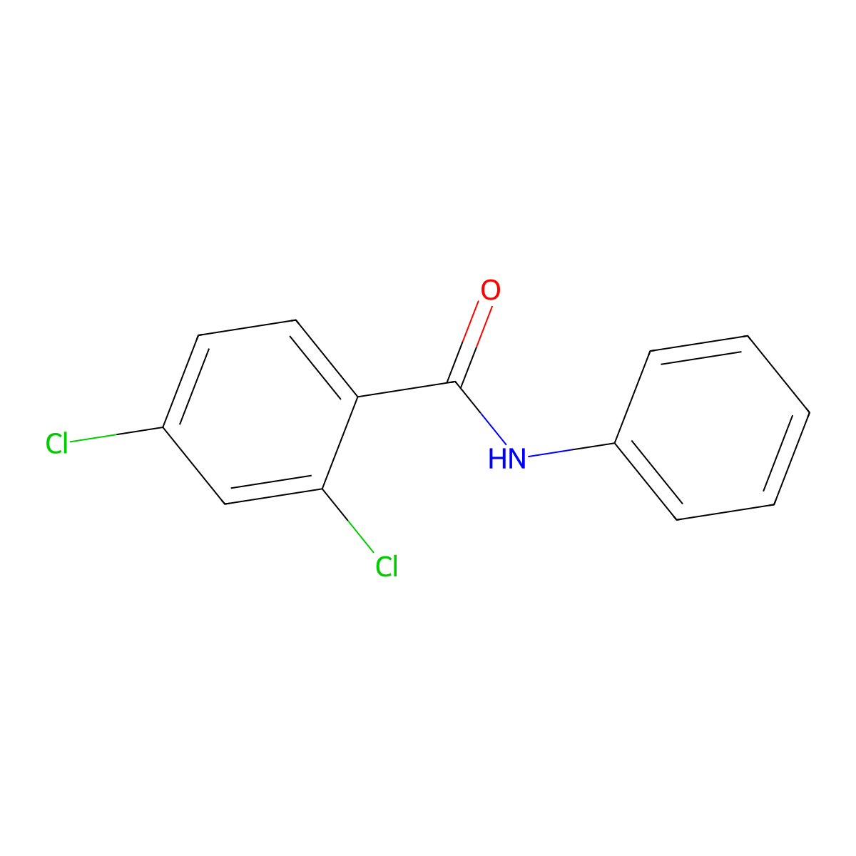 2,4-Dichlorobenzanilide molecular structure, CAS 6043-39-6