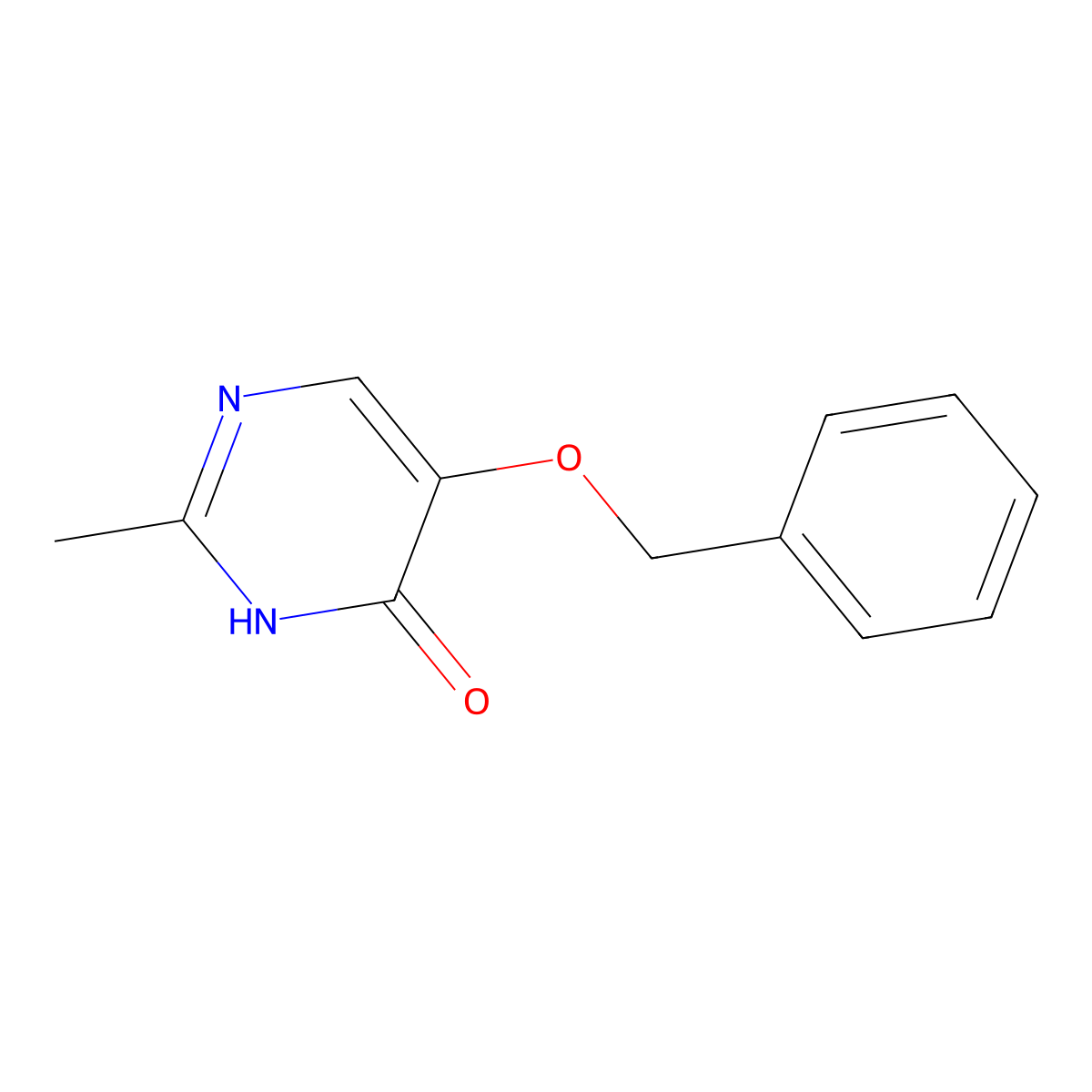 5-(Benzyloxy)-2-methylpyrimidin-4(3h)-one molecular structure, CAS 60438-04-2